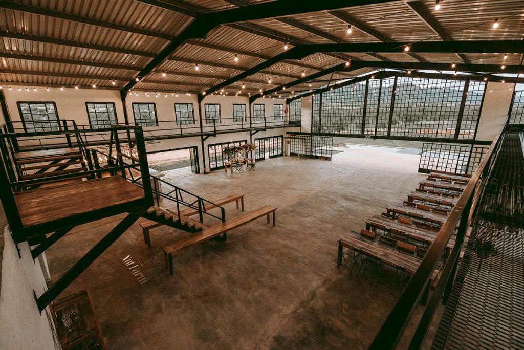 The Nut Farm Inside the Venue with the walkway