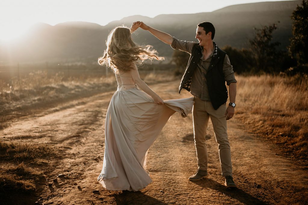 Dancing in a field The Nut Farm Venue by Echo Photography