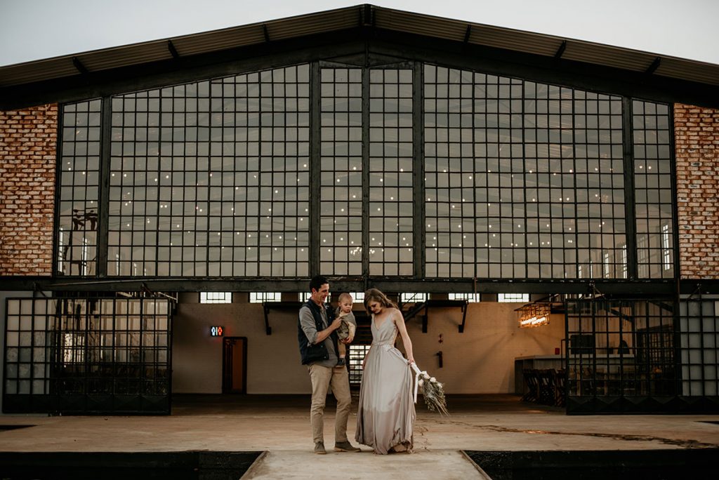 Cathedral Glass Entrance The Nut Farm Venue by Echo Photography