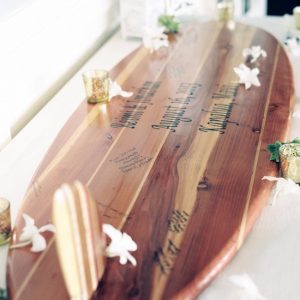 Sign a custom surfboard