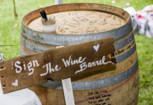 Sign a barrel